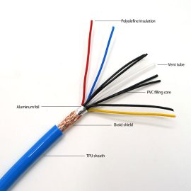 New Product Copper Sheathed For Liquid Level Transmitter 4 Core Bc 24Awg Vented Cable